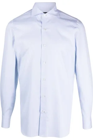 Finamore Camisa con cuello italiano