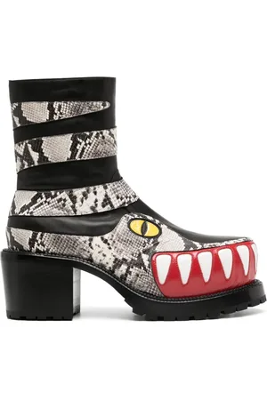 WALTER VAN BEIRENDONCK Botas Viper con tacón de 70mm