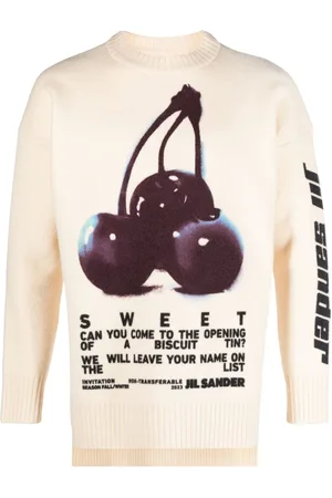 Jil Sander Suéter con logo estampado