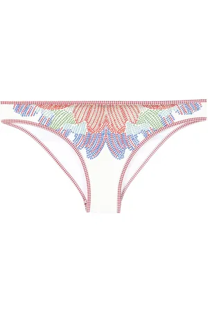 La DoubleJ Bikini bottom con estampado gráfico