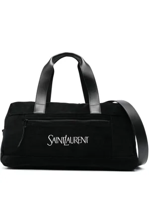 Saint Laurent Bolsa duffle con logo en jacquard