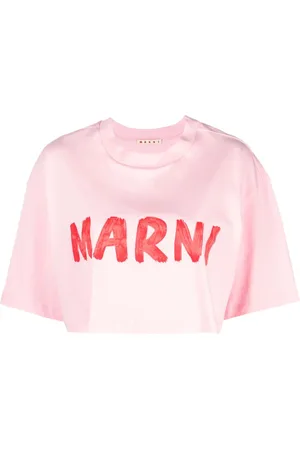 Marni Playera corta con logo estampado