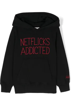 MC2 SAINT BARTH Hoodie con eslogan bordado