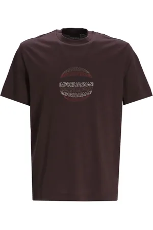 Emporio Armani Playera con logo en relieve