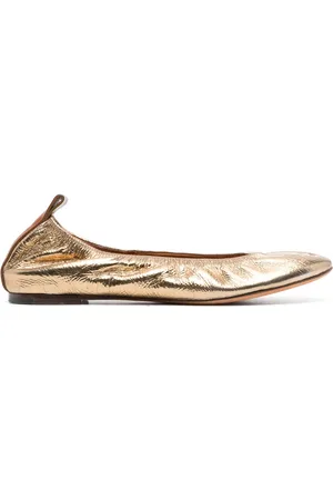 Lanvin Flats metalizados
