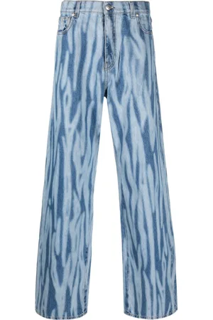 John Richmond Jeans anchos con estampado abstracto