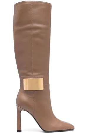 Sergio Rossi Botas con puntera redonda y tacón de 100mm