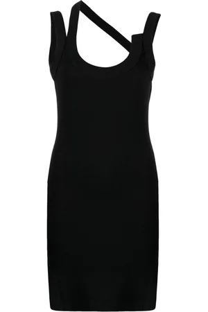 Boyarovskaya Vestido corto con diseño asimétrico