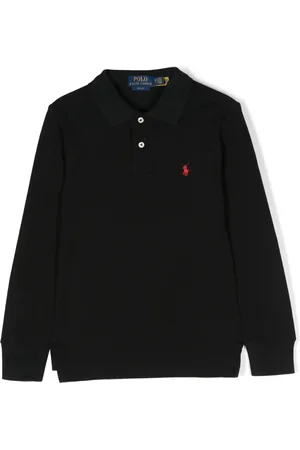 Ralph Lauren Playera tipo polo con logo bordado