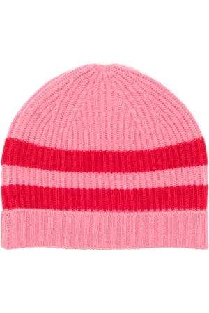 Cashmere In Love Gorro Bibi con rayas estampadas