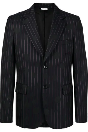 Comme des Garçons Blazer con motivo de rayas diplomáticas