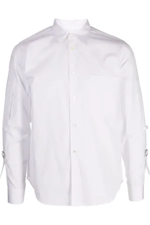 Comme des Garçons Camisa con detalle de hebilla