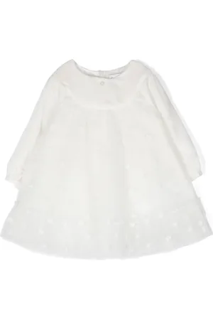 Tartine Et Chocolat Vestido de tul con bordado floral
