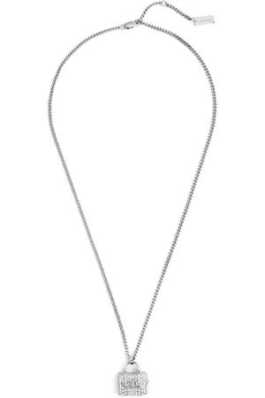 Marc Jacobs Collar con detalles de cristal y dije