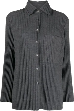 JNBY Camisa plisada con botones