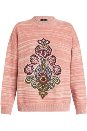 Etro Suéter tejido en intarsia