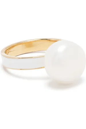 Beatriz Palacios Anillo White Moon con perla