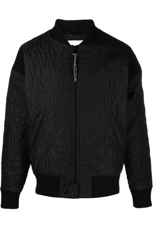 Vivienne Westwood Chamarra bomber capitonada con logo de costuras