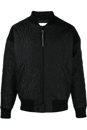 Vivienne Westwood Chamarra bomber capitonada con logo de costuras