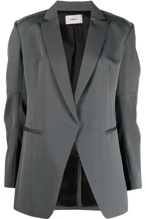 COPERNI Blazer biker con motivo de espiga