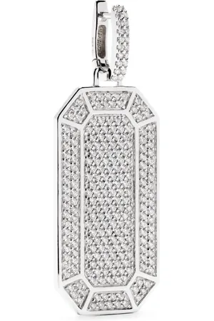 Eera Arete Big Tokyo en oro blanco de 18kt con diamantes