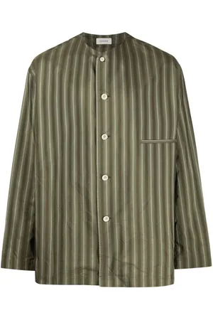 LEMAIRE Camisa de seda con motivo de rayas
