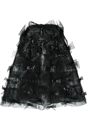 Oscar de la Renta Vestido corto strapless