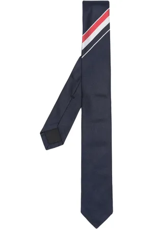 Thom Browne Corbata de seda Engineered Stripe