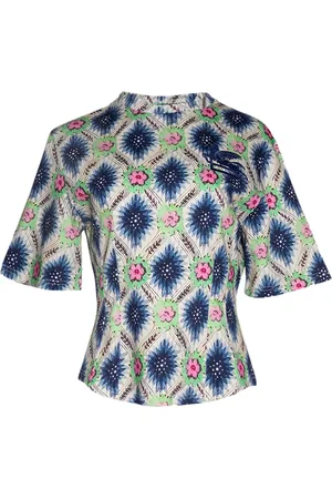 Etro Playera con estampado floral