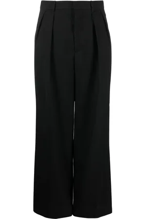 WARDROBE.NYC Pantalones de esmoquin anchos con tiro bajo