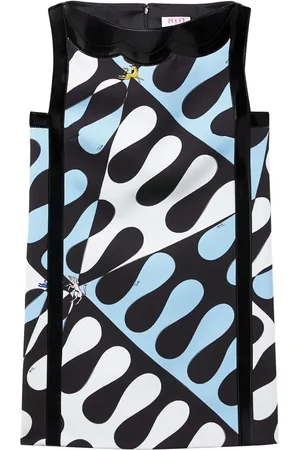Puccini Vestido corto con estampado Leocorno