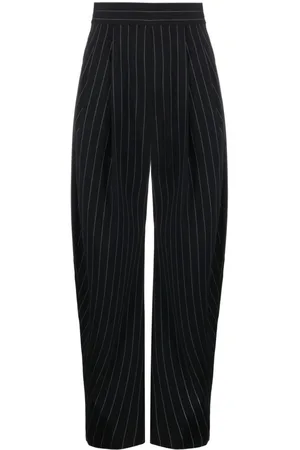 The Attico Pantalones Gary con estampado de rayas diplomáticas