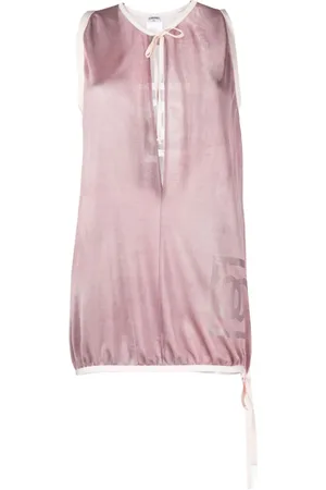 CHANEL Top de malla sin mangas 1990