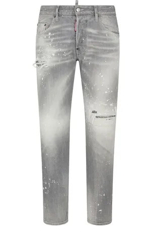 Dsquared2 Jean con motivo de salpicaduras de pintura y efecto envejecido