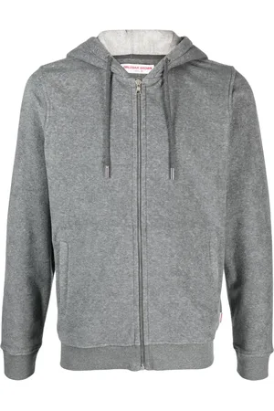 Orlebar Brown Hoodie con cordones y cierre