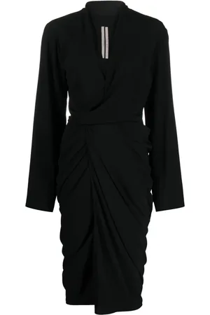 Rick Owens Vestido cruzado