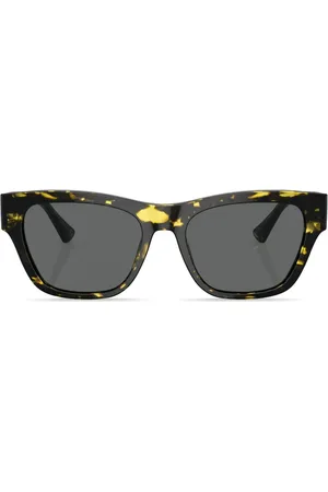 VERSACE Lentes de sol con armazón rectangular