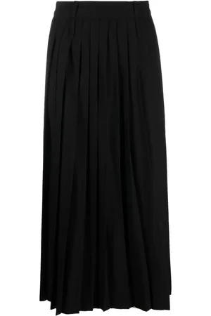 The Frankie Shop Falda plisada Bailey con abertura lateral