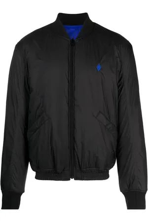 MARCELO BURLON Chamarra bomber reversible con logo estampado
