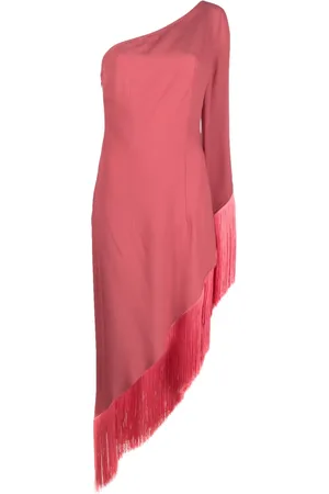 ‎Taller Marmo‎ Vestido midi con diseño asimétrico y flecos