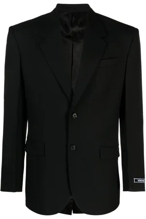 VERSACE Blazer con parche del logo