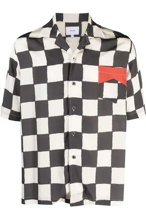 Rhude Camisa con cuadros estampados