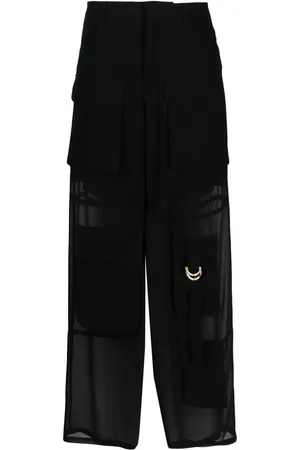Pinko Pantalones palazzo con bolsillos cargo