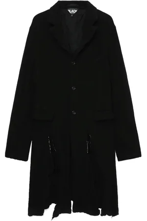 Comme des Garçons Abrigo con efecto envejecido
