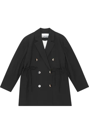 Ganni Blazer oversize con doble botonadura