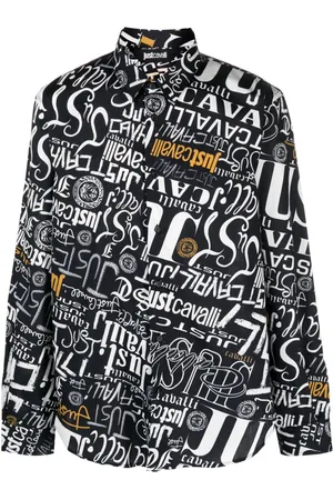 Roberto Cavalli Camisa con logo estampado
