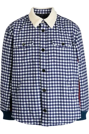 UNDERCOVER Sobrecamisa con estampado cuadros gingham