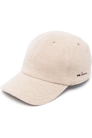 Kiton Gorra de cachemira con logo bordado