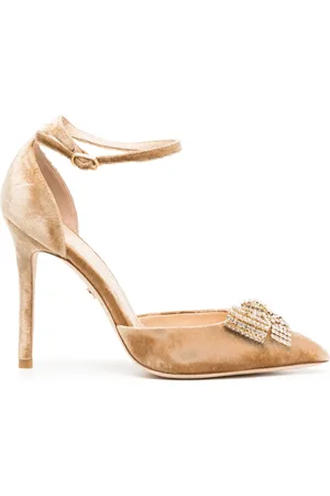 DEE OCLEPPO Zapatillas con moño y tacón de 110mm