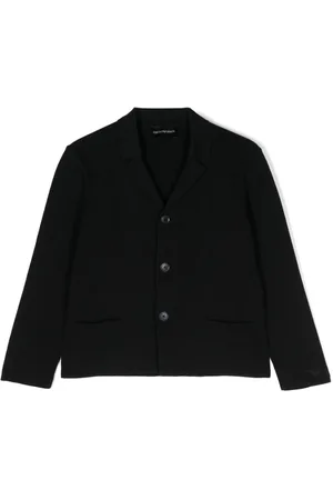 Emporio Armani Blazer con botones y logo bordado